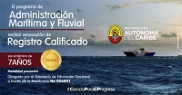 Programa de Administraci&oacute;n Mar&iacute;tima y Fluvial renueva su compromiso con la excelencia acad&eacute;mica